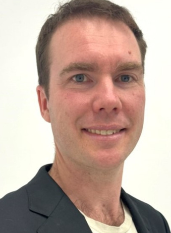 The photo is of rehabilitation physiotherapist Matt Wingfield